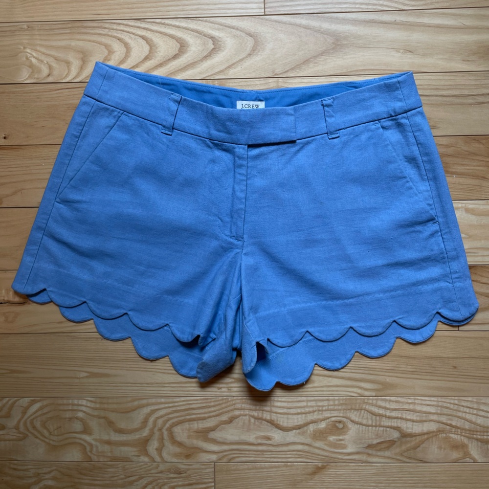 JCREW Scallop Shorts